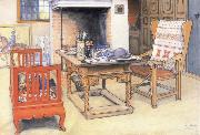 Carl Larsson Peek-a-Bool painting